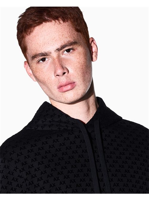 Felpa regular fit in cotone elasticizzato ARMANI EXCHANGE | XM002903AF10818/UC001